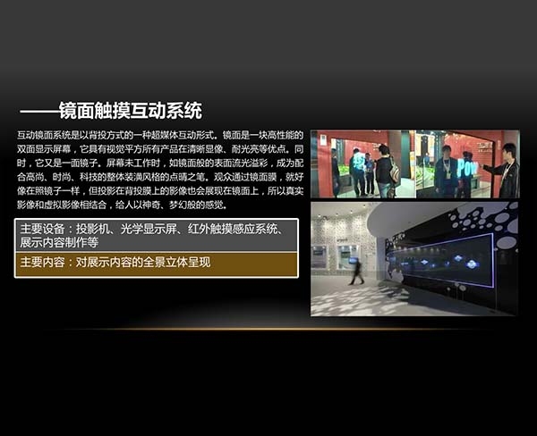 鏡面觸摸互動系統